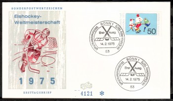 (intern:1628) BRD Michelnummer 835 FDC