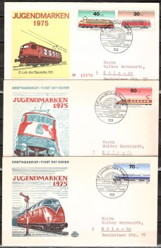 (intern:1629) BRD Michelnummer 836 - 839 FDC