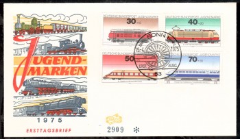 (intern:1630) BRD Michelnummer 836 - 839 FDC