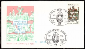 (intern:1634) BRD Michelnummer 843 FDC