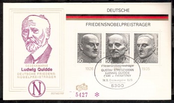 (intern:1654a) BRD Michelnummer Block 11 FDC