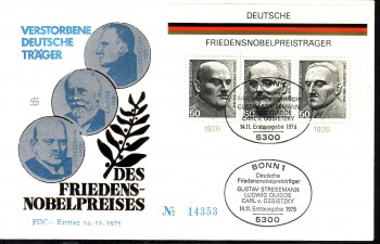 (intern:1654e) BRD Michelnummer Block 11 FDC