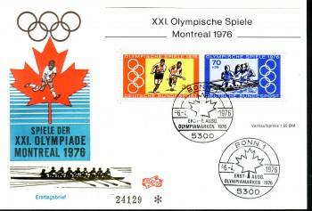 (intern:1678a) BRD Michelnummer Block 12 FDC