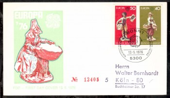 (intern:1679) BRD Michelnummer 890 - 891 FDC