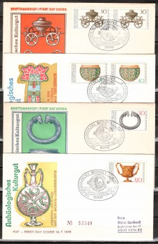 (intern:1686) BRD Michelnummer 897 - 900 FDC