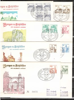 (intern:1695) BRD Michelnummer 913 - 920 FDC (intern:1695) BRD Michelnummer 913 - 920 FDC