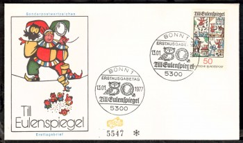 (intern:1697) BRD Michelnummer 922 FDC (intern:1697) BRD Michelnummer 922 FDC