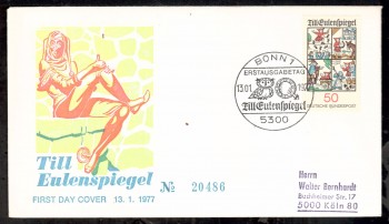 (intern:1698) BRD Michelnummer 922 FDC (intern:1698) BRD Michelnummer 922 FDC