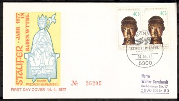 (intern:1708) BRD Michelnummer 933 FDC (intern:1708) BRD Michelnummer 933 FDC