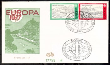 (intern:1709) BRD Michelnummer 934 - 935 FDC (intern:1709) BRD Michelnummer 934 - 935 FDC