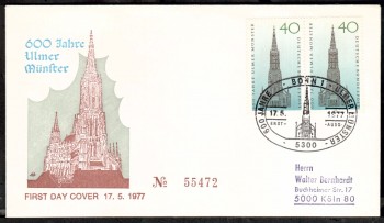 (intern:1714) BRD Michelnummer 937 FDC