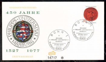 (intern:1717) BRD Michelnummer 939 FDC