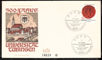 (intern:1729) BRD Michelnummer 946 FDC