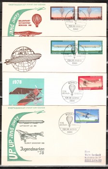 (intern:1755) BRD Michelnummer 964 - 967 FDC