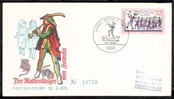 (intern:1761) BRD Michelnummer 972 FDC