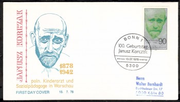 (intern:1763) BRD Michelnummer 973 FDC