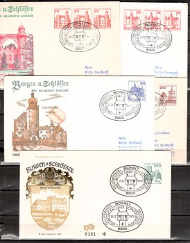 (intern:1788) BRD Michelnummer 995 - 999 FDC (intern:1788) BRD Michelnummer 995 - 999 FDC