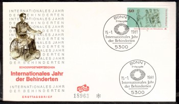 (intern:1840) BRD Michelnummer 1083 FDC (intern:1840) BRD Michelnummer 1083 FDC