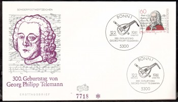 (intern:1842) BRD Michelnummer 1085 FDC (intern:1842) BRD Michelnummer 1085 FDC
