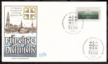 (intern:1850) BRD Michelnummer 1098 FDC (intern:1850) BRD Michelnummer 1098 FDC