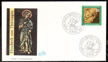 (intern:1861) BRD Michelnummer 1114 FDC