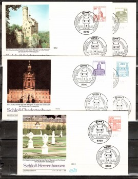(intern:1877) BRD Michelnummer 1139 - 1143 FDC