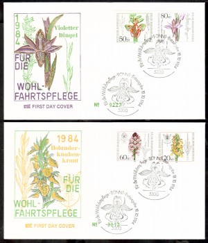 (intern:1935) BRD Michelnummer 1225 - 1228 FDC