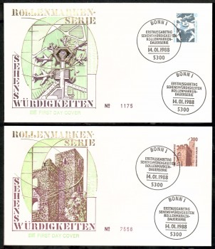 (intern:2028) BRD Michelnummer 1347 - 1348 FDC (intern:2028) BRD Michelnummer 1347 - 1348 FDC