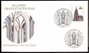 (intern:2088) BRD Michelnummer 1434 FDC