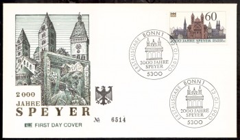 (intern:2095) BRD Michelnummer 1444 FDC (intern:2095) BRD Michelnummer 1444 FDC