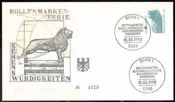 (intern:2099) BRD Michelnummer 1448 FDC (intern:2099) BRD Michelnummer 1448 FDC