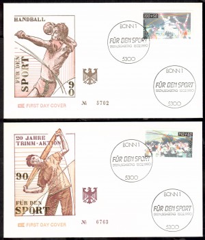 (intern:2100) BRD Michelnummer 1449 - 1450 FDC (intern:2100) BRD Michelnummer 1449 - 1450 FDC