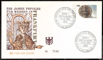 (intern:2102) BRD Michelnummer 1452 FDC (intern:2102) BRD Michelnummer 1452 FDC