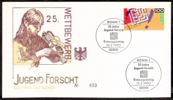 (intern:2103) BRD Michelnummer 1453 FDC (intern:2103) BRD Michelnummer 1453 FDC