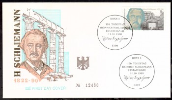 (intern:2122) BRD Michelnummer 1480 FDC