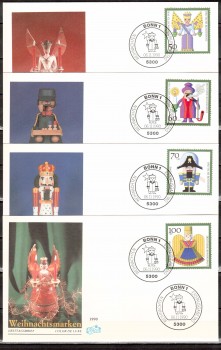 (intern:2126) BRD Michelnummer 1484 - 1487 FDC