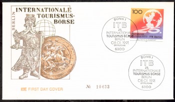 (intern:2133) BRD Michelnummer 1495 FDC