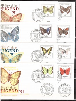 (intern:2142) BRD Michelnummer 1512 - 1519 FDC