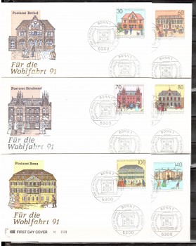 (intern:2168) BRD Michelnummer 1563 - 1568 FDC