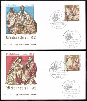 (intern:2217) BRD Michelnummer 1639 - 1640 FDC (intern:2217) BRD Michelnummer 1639 - 1640 FDC