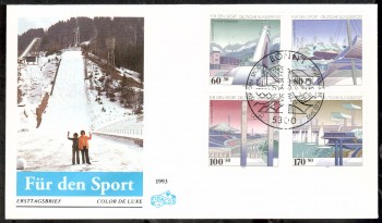 (intern:2227) BRD Michelnummer 1650 - 1653 FDC