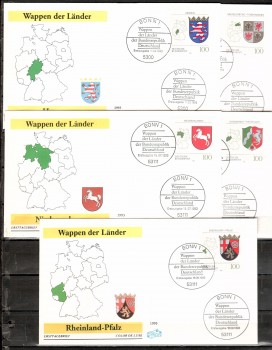 (intern:2232) BRD Michelnummer 1660 - 1664 FDC