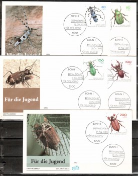 (intern:2234) BRD Michelnummer 1666 - 1670 FDC