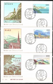 (intern:2247) BRD Michelnummer 1684 - 1686 FDC