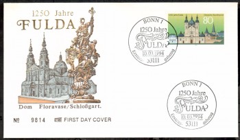 (intern:2271) BRD Michelnummer 1722 FDC