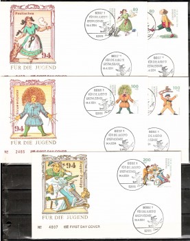 (intern:2275) BRD Michelnummer 1726 - 1730 FDC