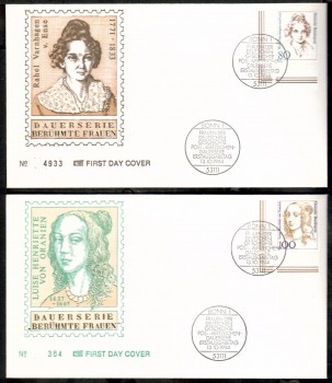 (intern:2292) BRD Michelnummer 1755 - 1756 FDC (intern:2292) BRD Michelnummer 1755 - 1756 FDC
