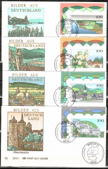 (intern:2327) BRD Michelnummer 1807 - 1810 FDC