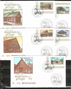 (intern:2334) BRD Michelnummer 1819 - 1823 FDC