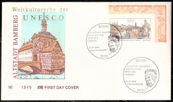 (intern:2376) BRD Michelnummer 1881 FDC